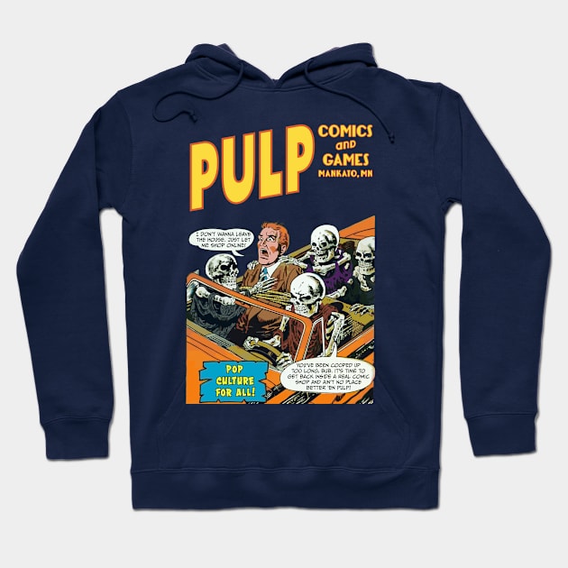 Pulp Driving Skeletons Hoodie by PULP Comics and Games